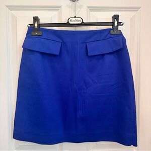 MaxMara Sportmax Blue Mini Skirt Size: Small US4 Spring/Summer